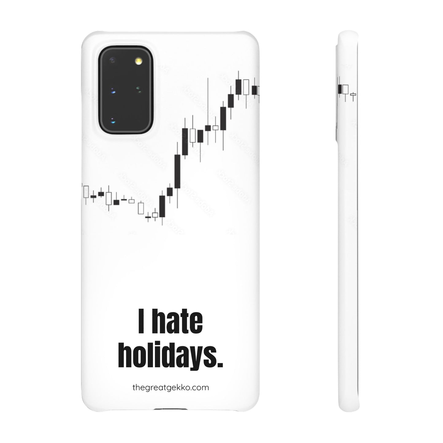 "I Hate Holidays" – Trader’s Market Closure Survival Phone Case