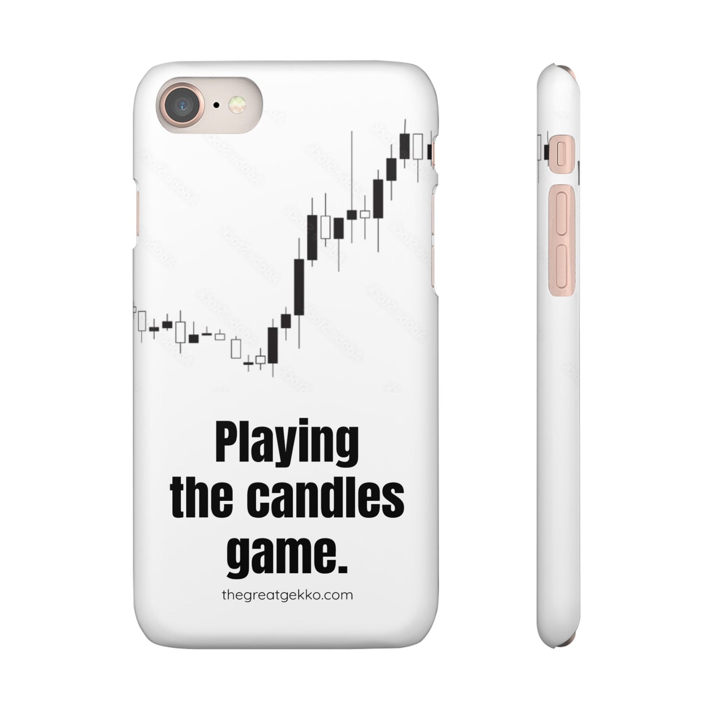 "Playing the Candles Game" – Day Trader’s Ultimate Phone Case