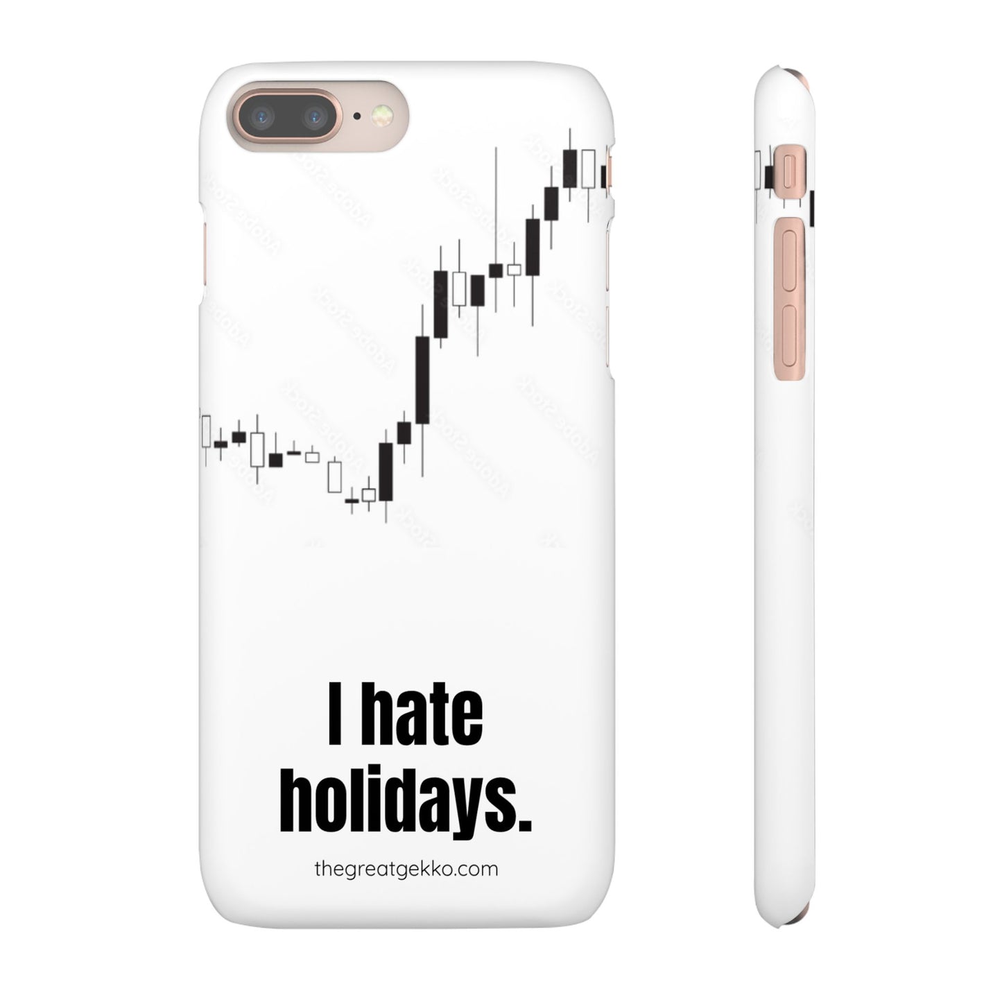 "I Hate Holidays" – Trader’s Market Closure Survival Phone Case