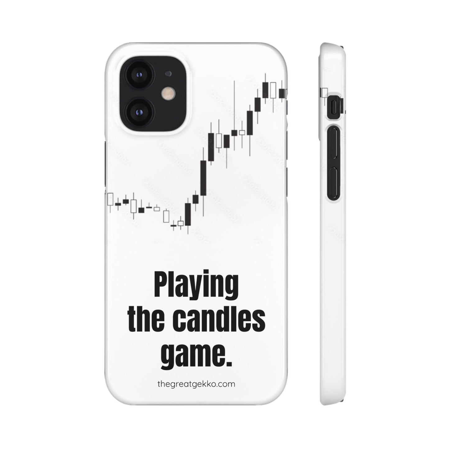 "Playing the Candles Game" – Day Trader’s Ultimate Phone Case