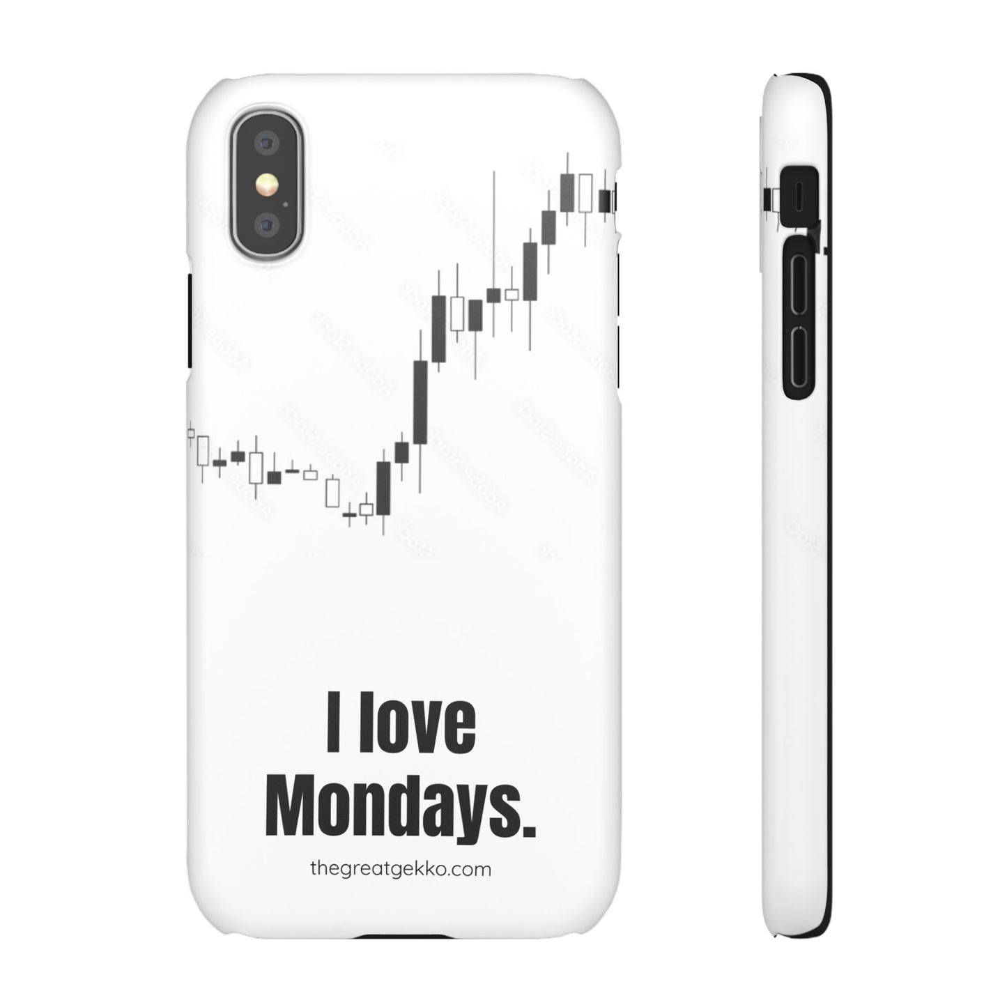 "I Love Mondays" – Stock Market Open Enthusiast Phone Case