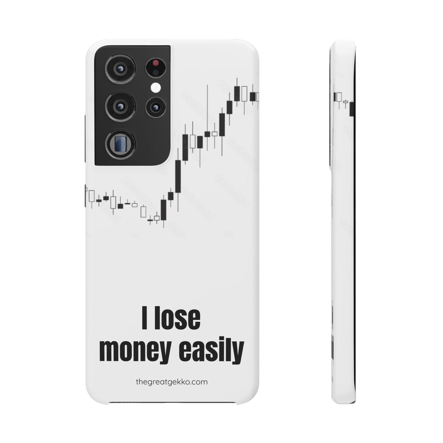 "I Lose Money Easily" – Trader's Emotional Support Phone Case