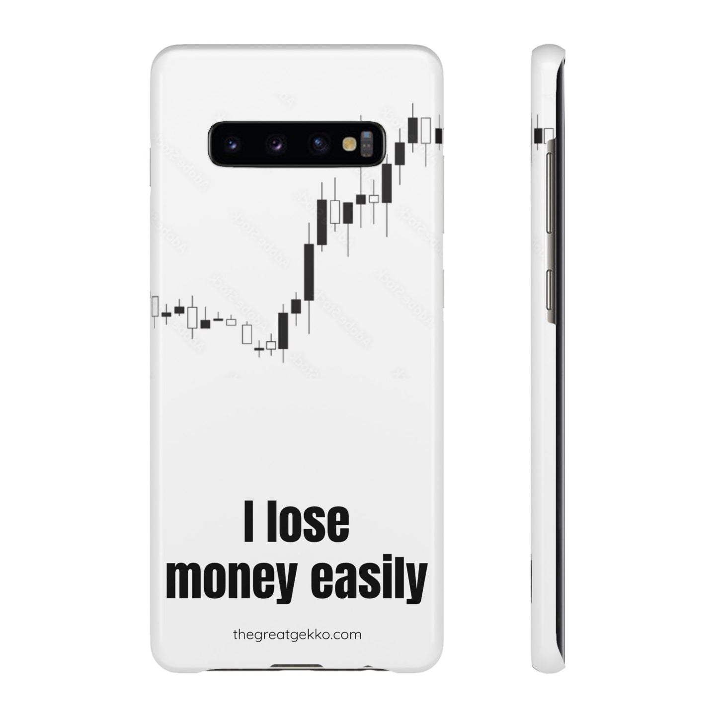 "I Lose Money Easily" – Trader's Emotional Support Phone Case