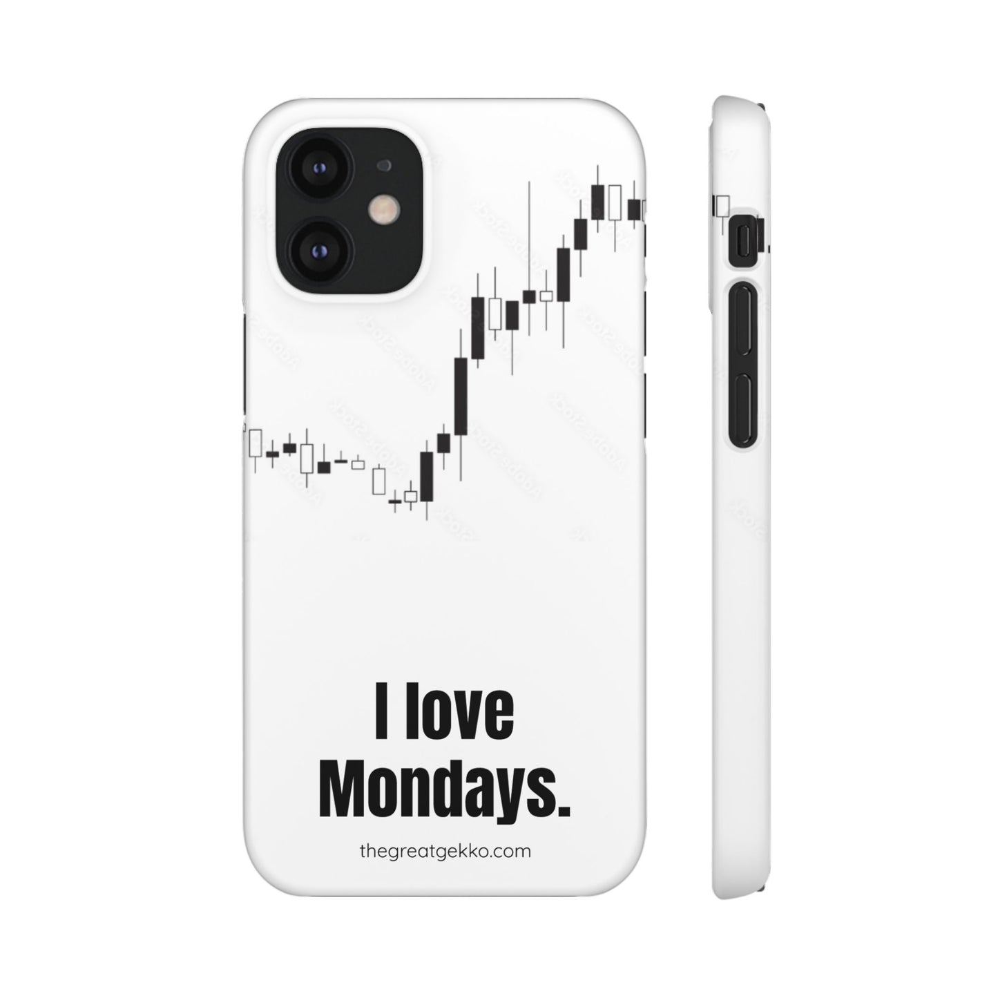 "I Love Mondays" – Stock Market Open Enthusiast Phone Case