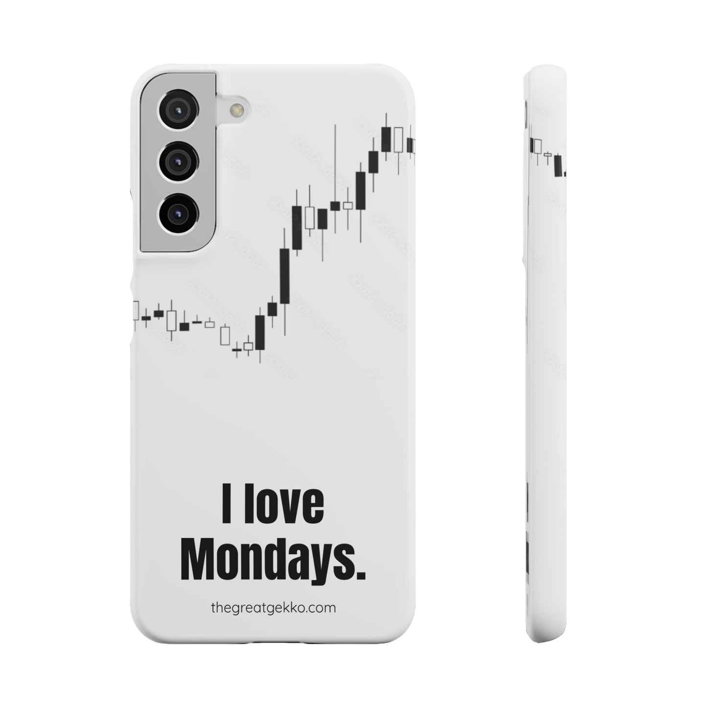 "I Love Mondays" – Stock Market Open Enthusiast Phone Case