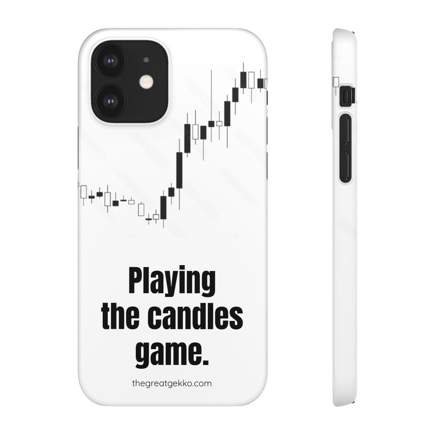 "Playing the Candles Game" – Day Trader’s Ultimate Phone Case