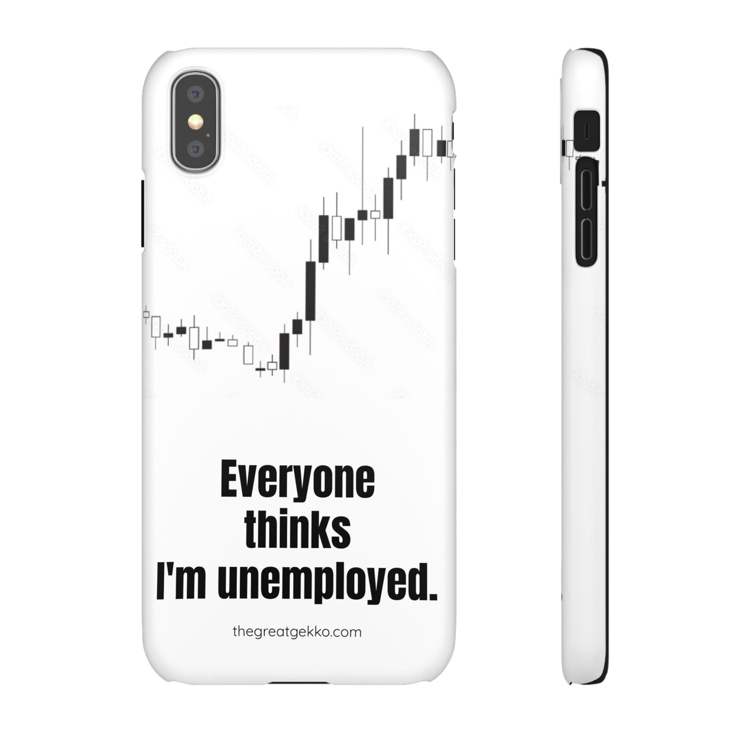 "Everyone Thinks I'm Unemployed" – Work-from-Home Hustler Phone Case