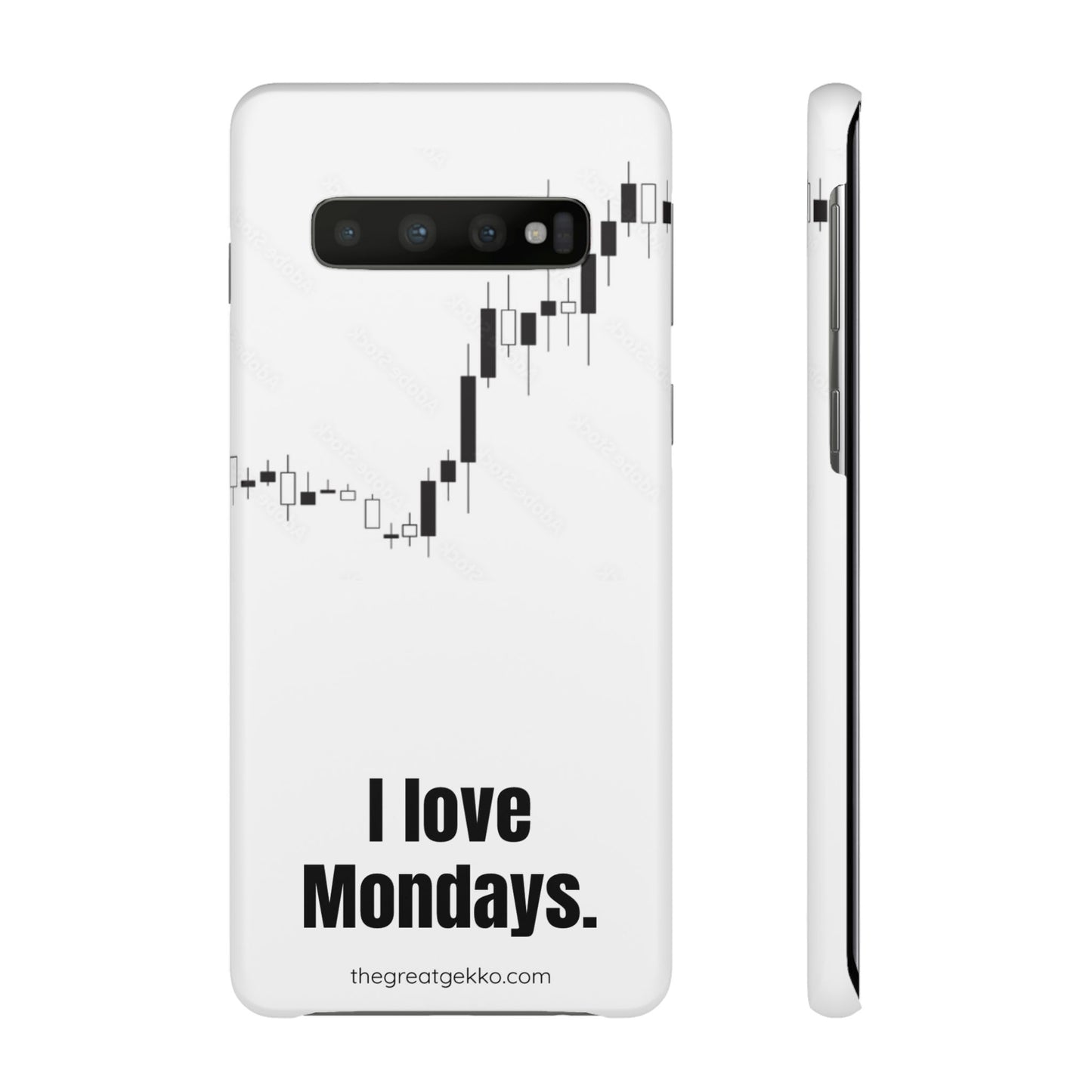 "I Love Mondays" – Stock Market Open Enthusiast Phone Case