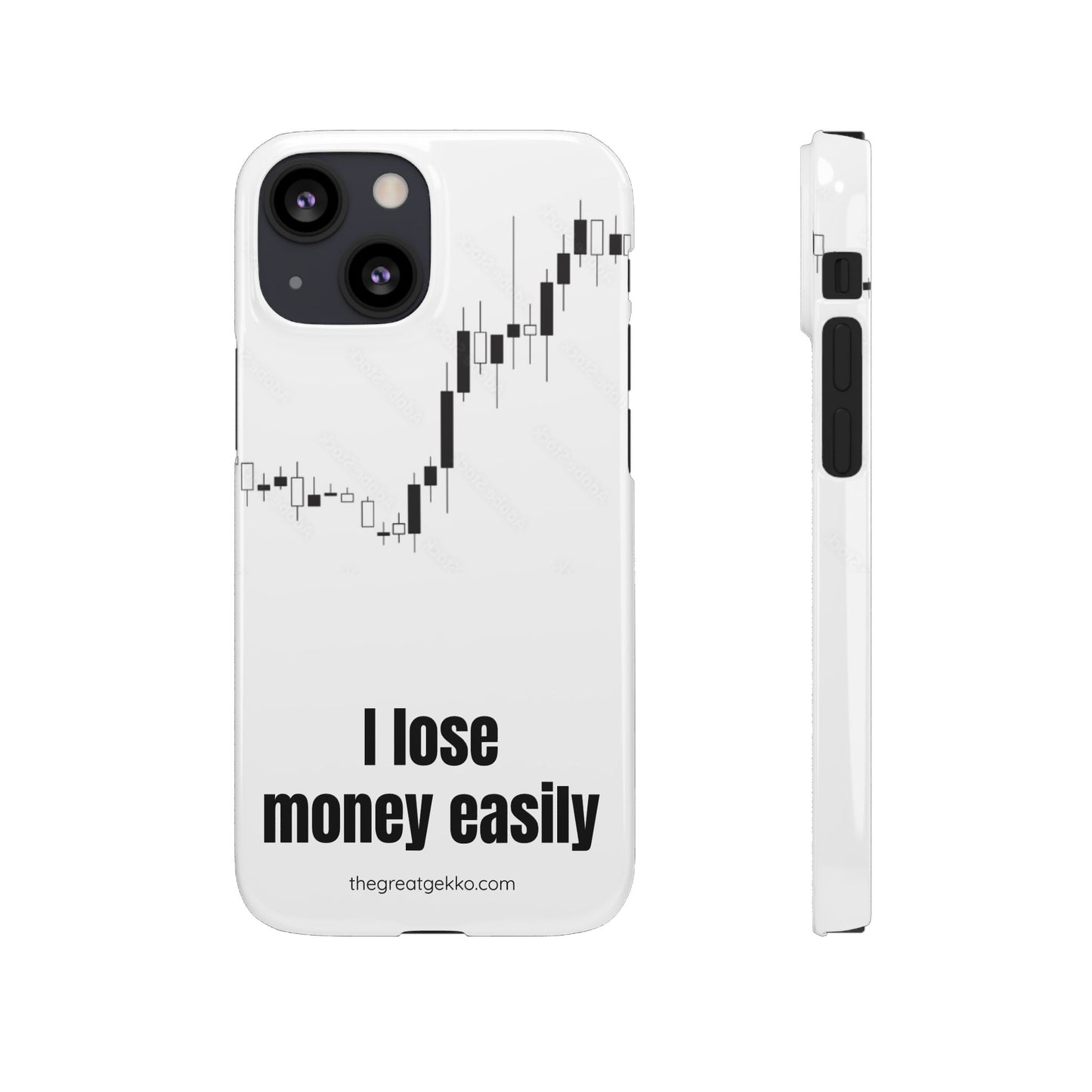 "I Lose Money Easily" – Trader's Emotional Support Phone Case