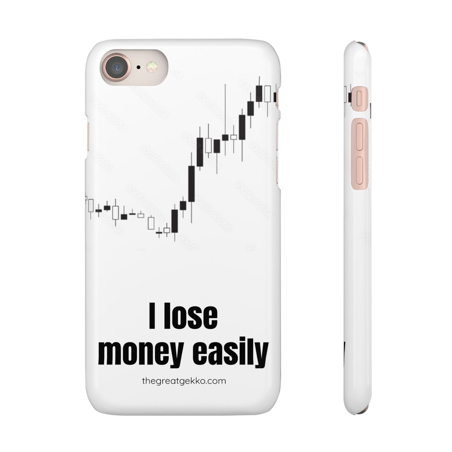 "I Lose Money Easily" – Trader's Emotional Support Phone Case