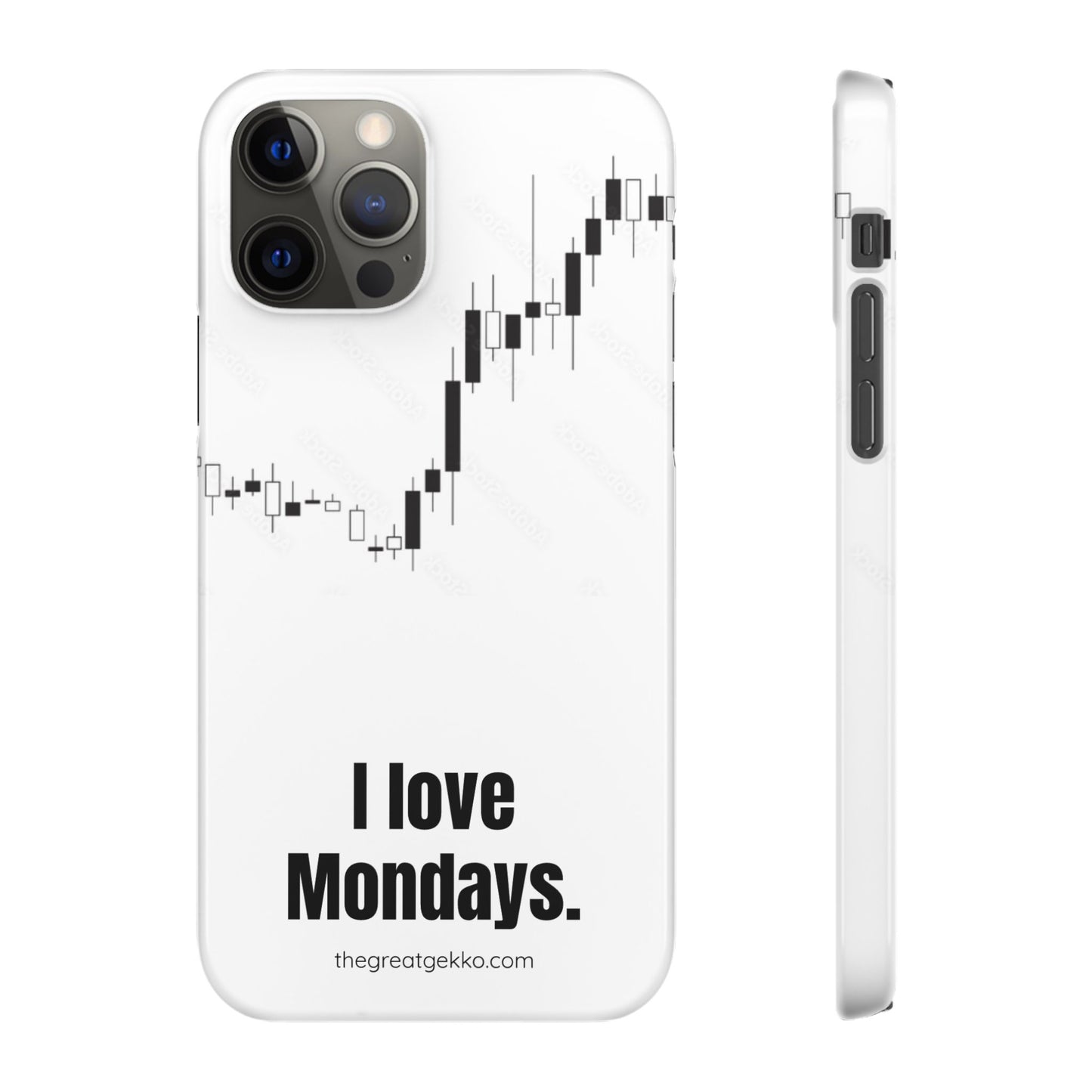 "I Love Mondays" – Stock Market Open Enthusiast Phone Case