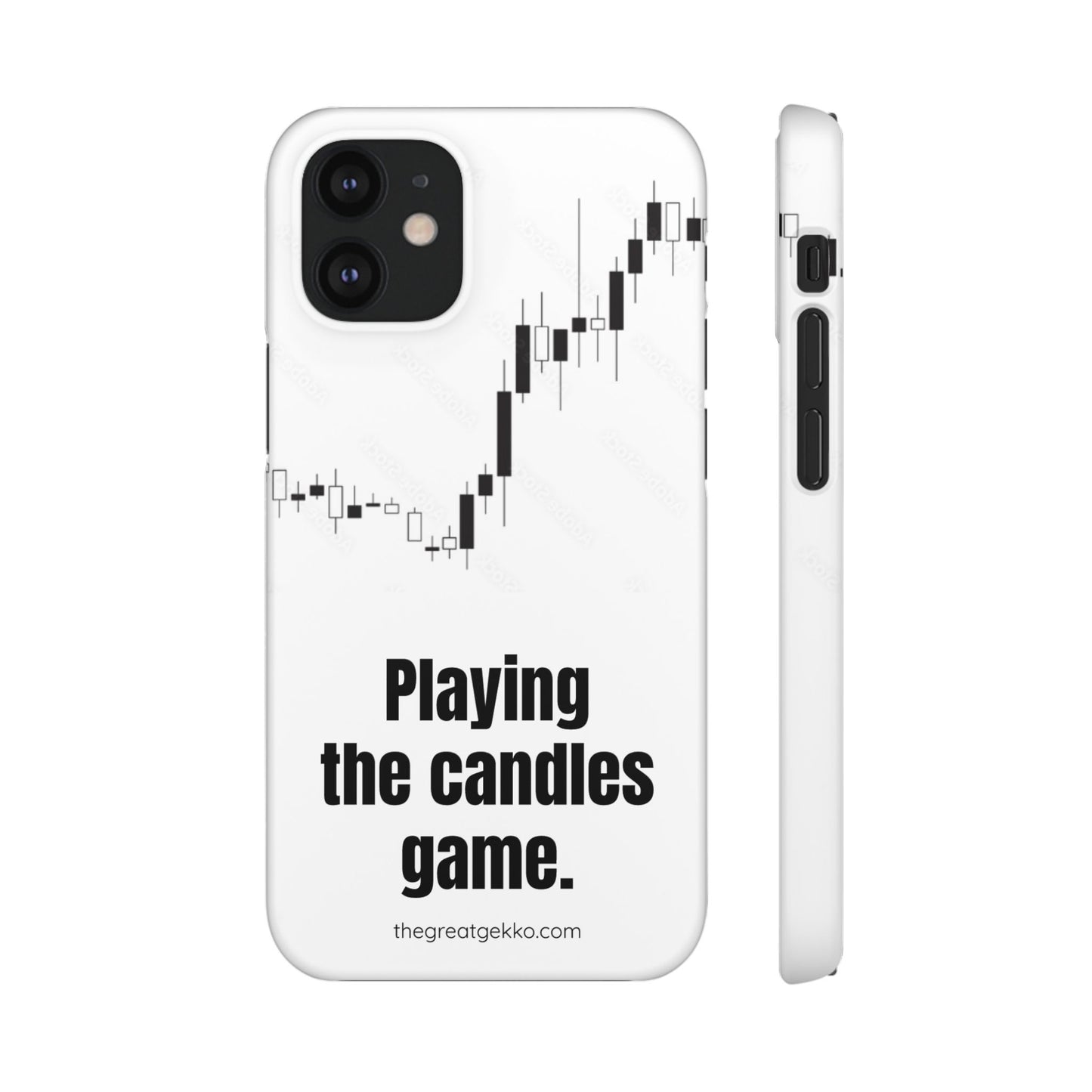 "Playing the Candles Game" – Day Trader’s Ultimate Phone Case