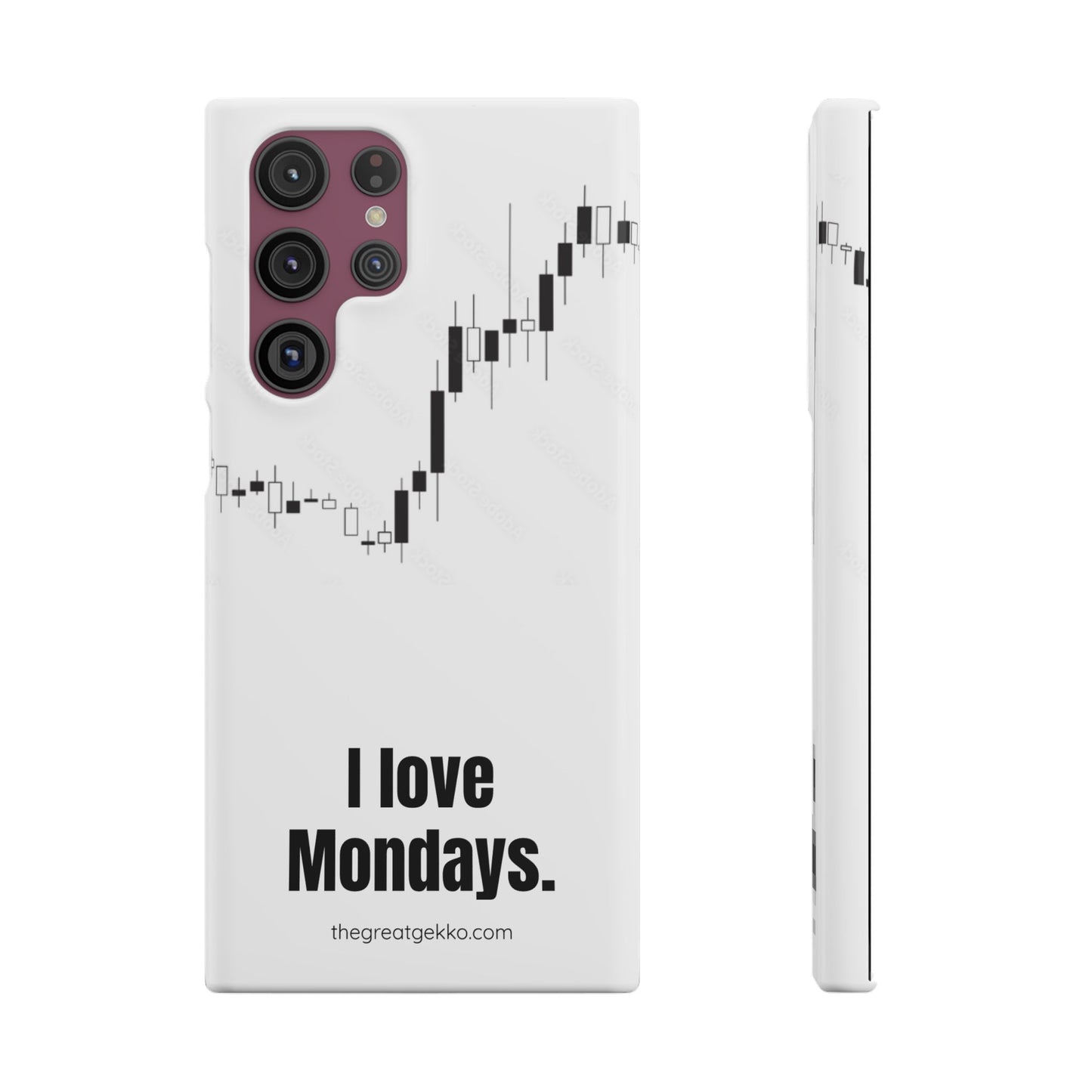 "I Love Mondays" – Stock Market Open Enthusiast Phone Case