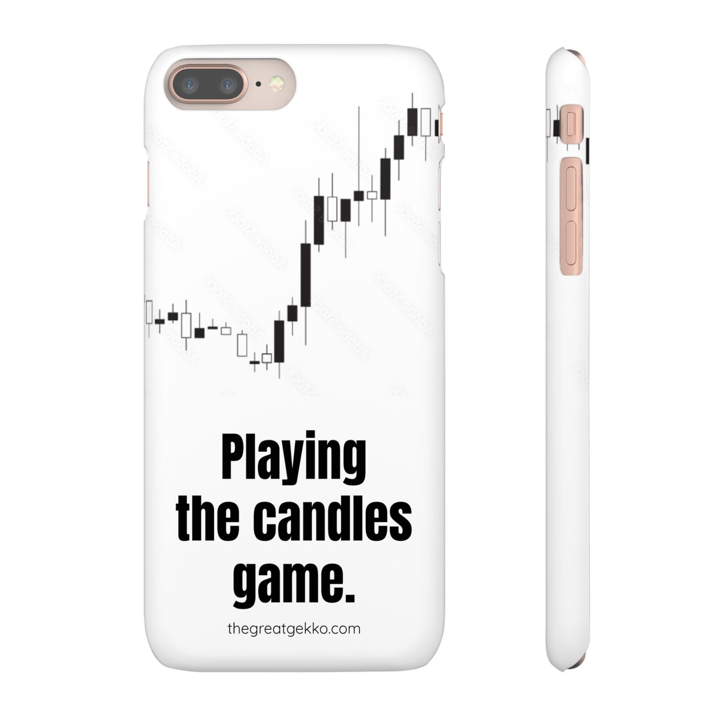 "Playing the Candles Game" – Day Trader’s Ultimate Phone Case