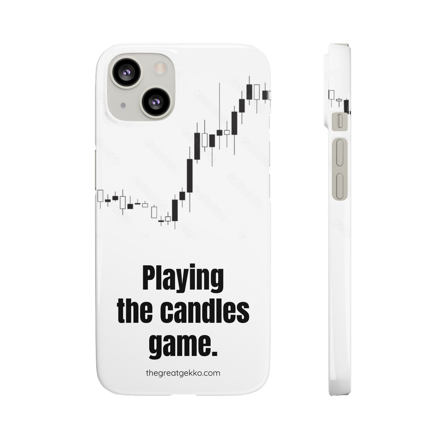 "Playing the Candles Game" – Day Trader’s Ultimate Phone Case