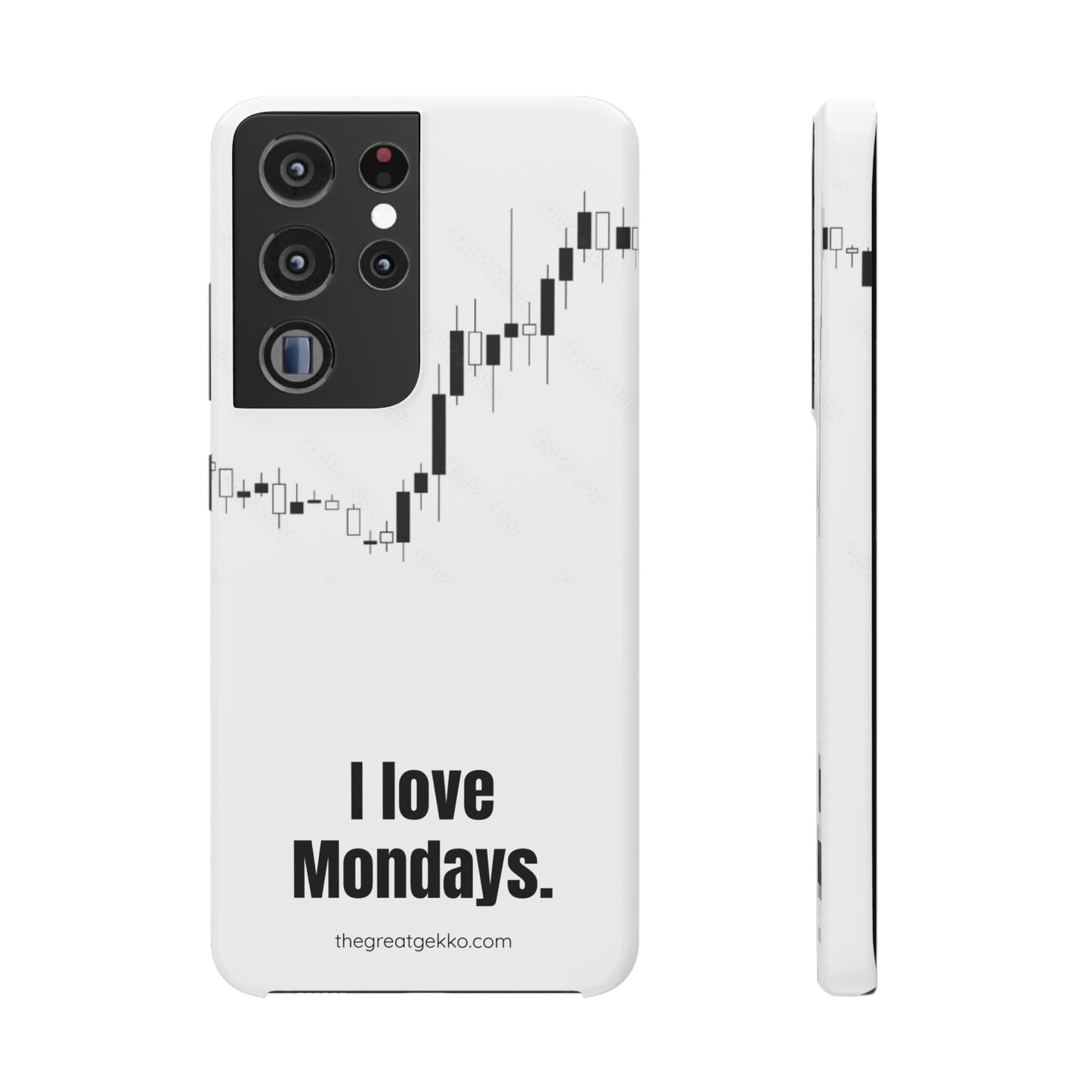 "I Love Mondays" – Stock Market Open Enthusiast Phone Case