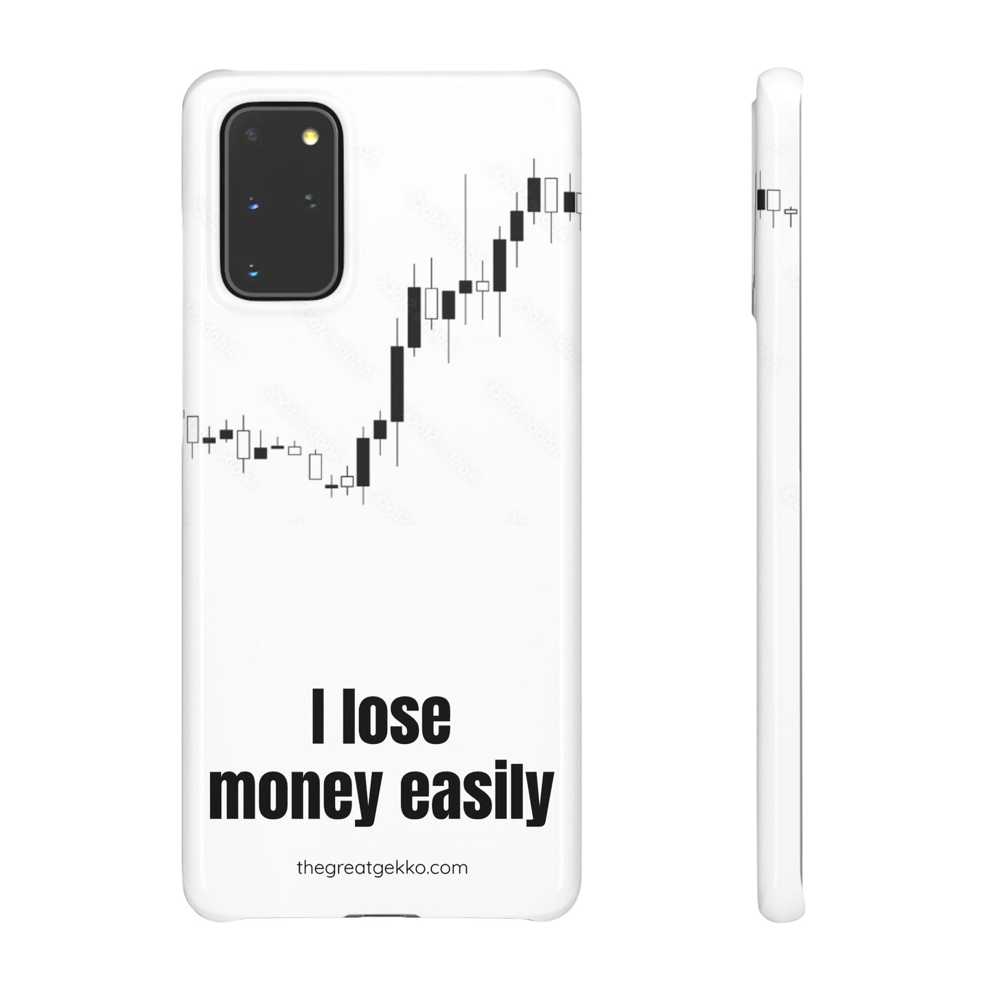 "I Lose Money Easily" – Trader's Emotional Support Phone Case