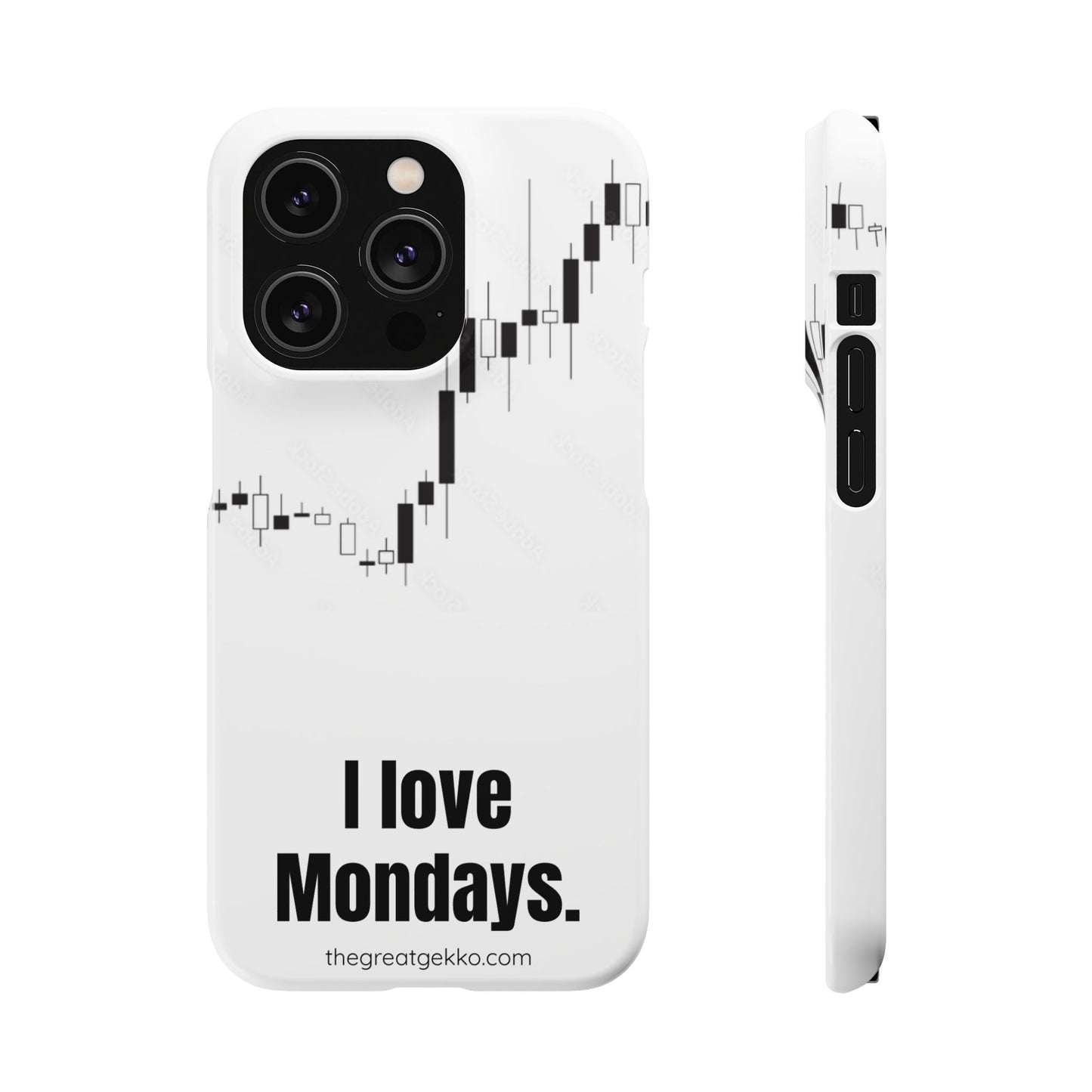 "I Love Mondays" – Stock Market Open Enthusiast Phone Case