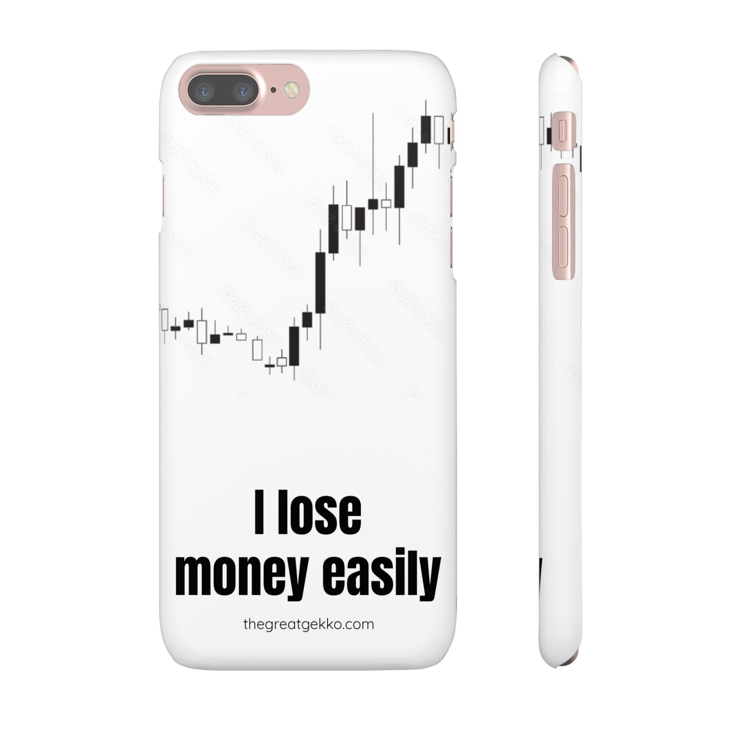 "I Lose Money Easily" – Trader's Emotional Support Phone Case