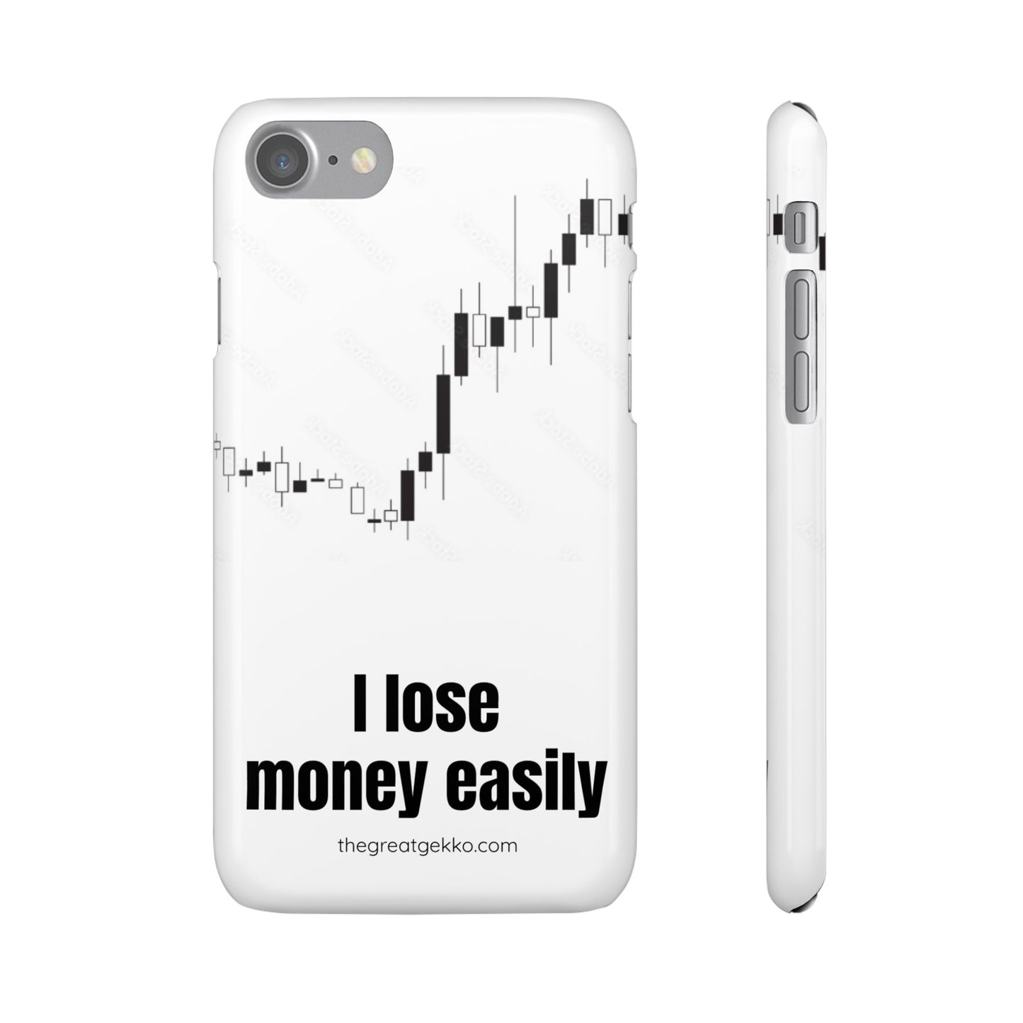 "I Lose Money Easily" – Trader's Emotional Support Phone Case