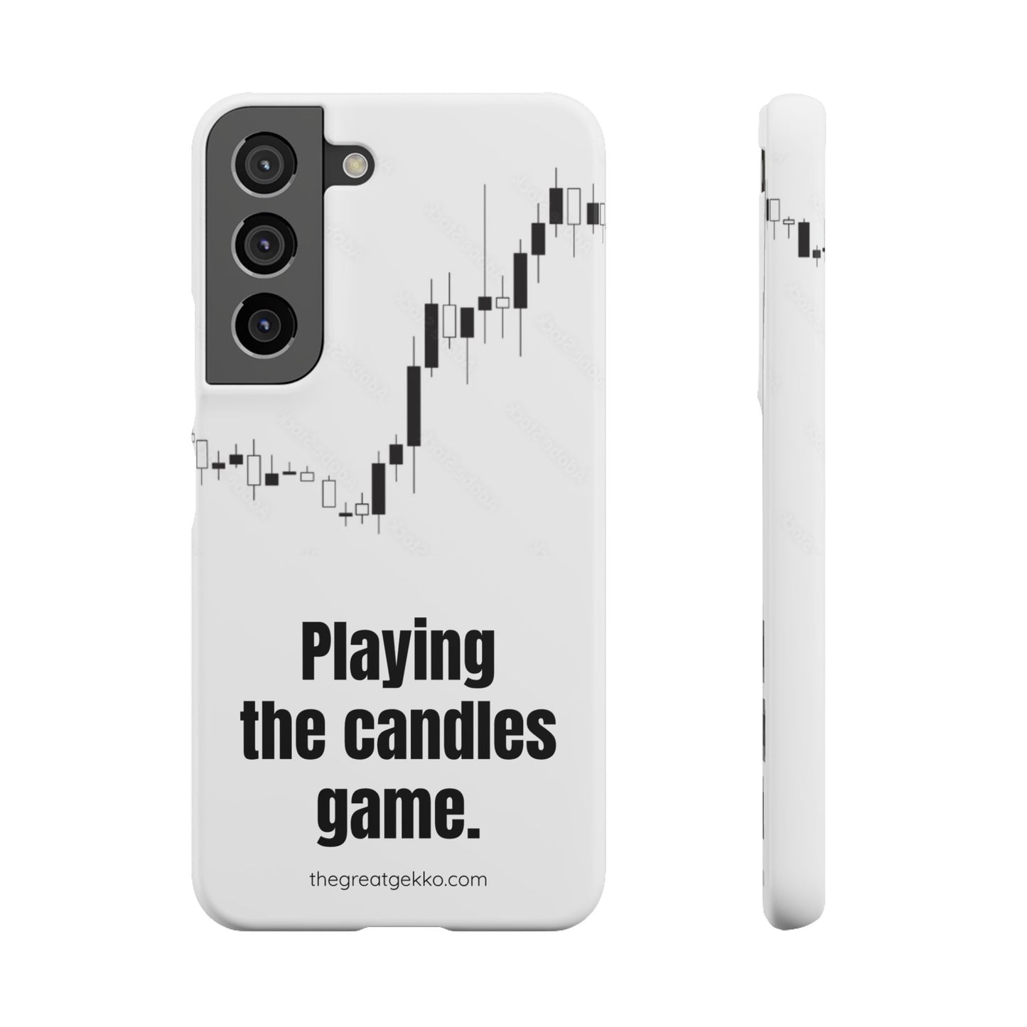 "Playing the Candles Game" – Day Trader’s Ultimate Phone Case