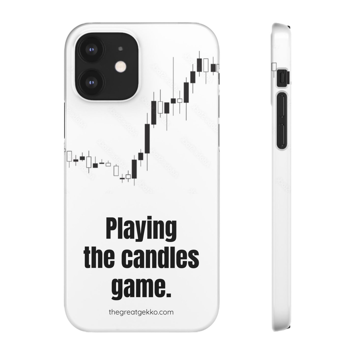"Playing the Candles Game" – Day Trader’s Ultimate Phone Case