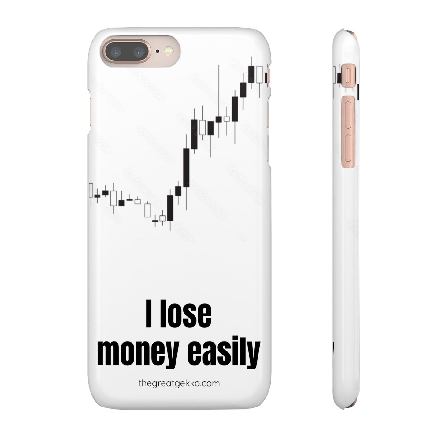 "I Lose Money Easily" – Trader's Emotional Support Phone Case