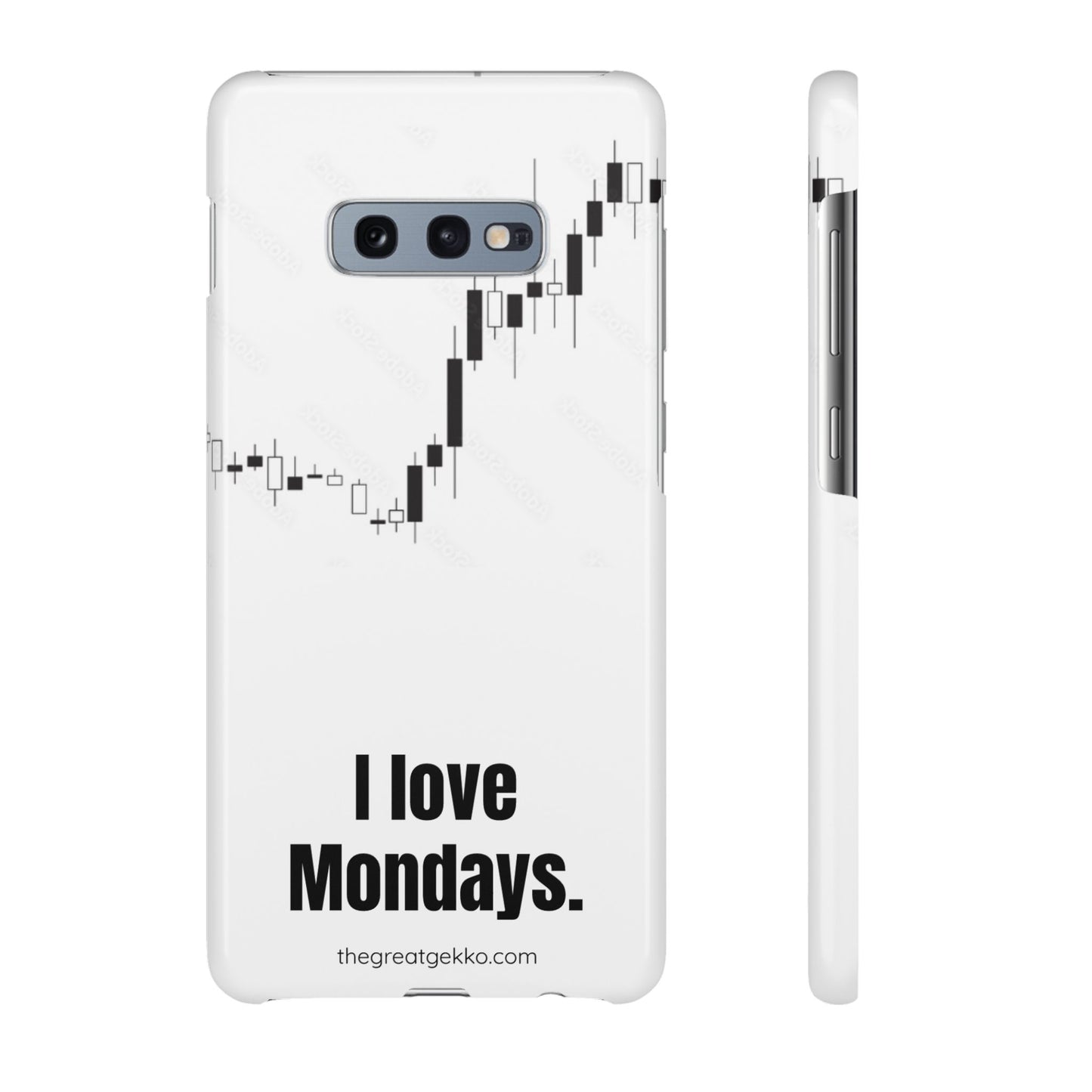 "I Love Mondays" – Stock Market Open Enthusiast Phone Case