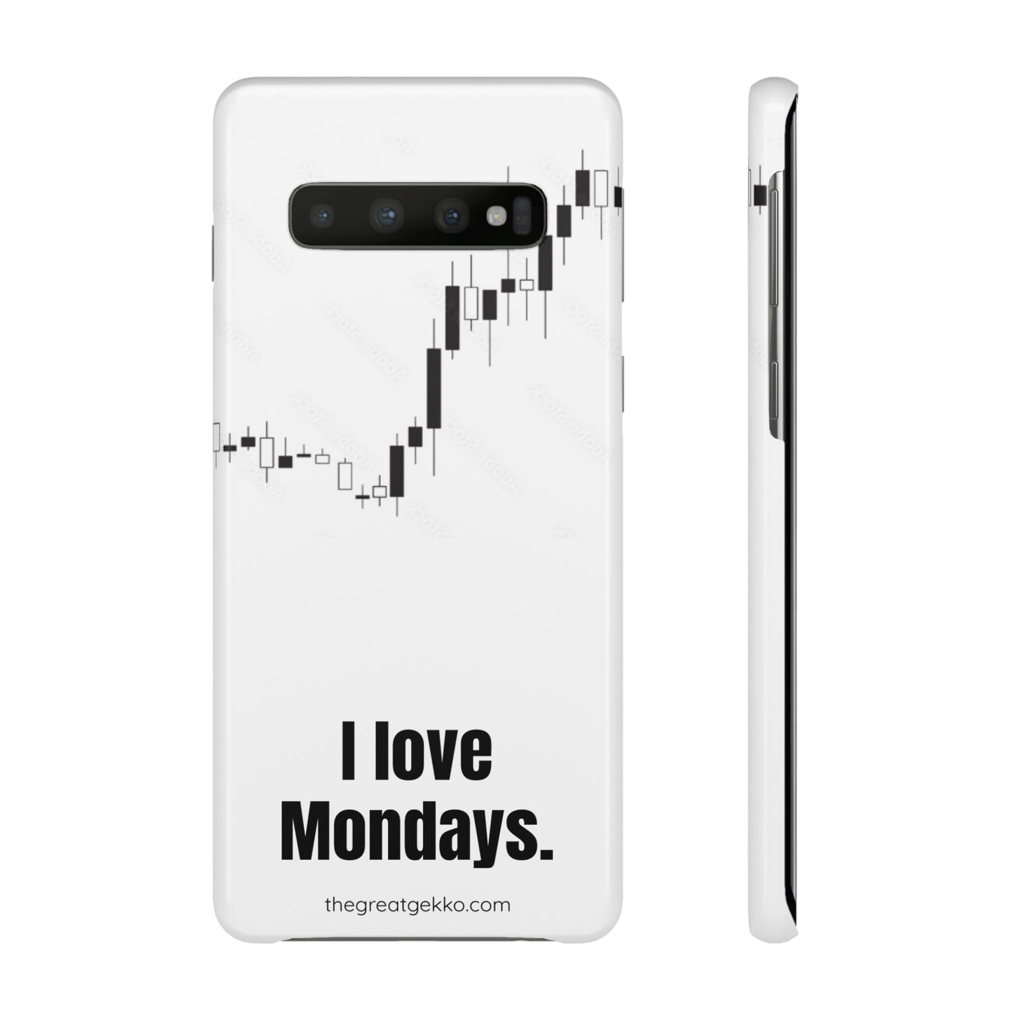 "I Love Mondays" – Stock Market Open Enthusiast Phone Case