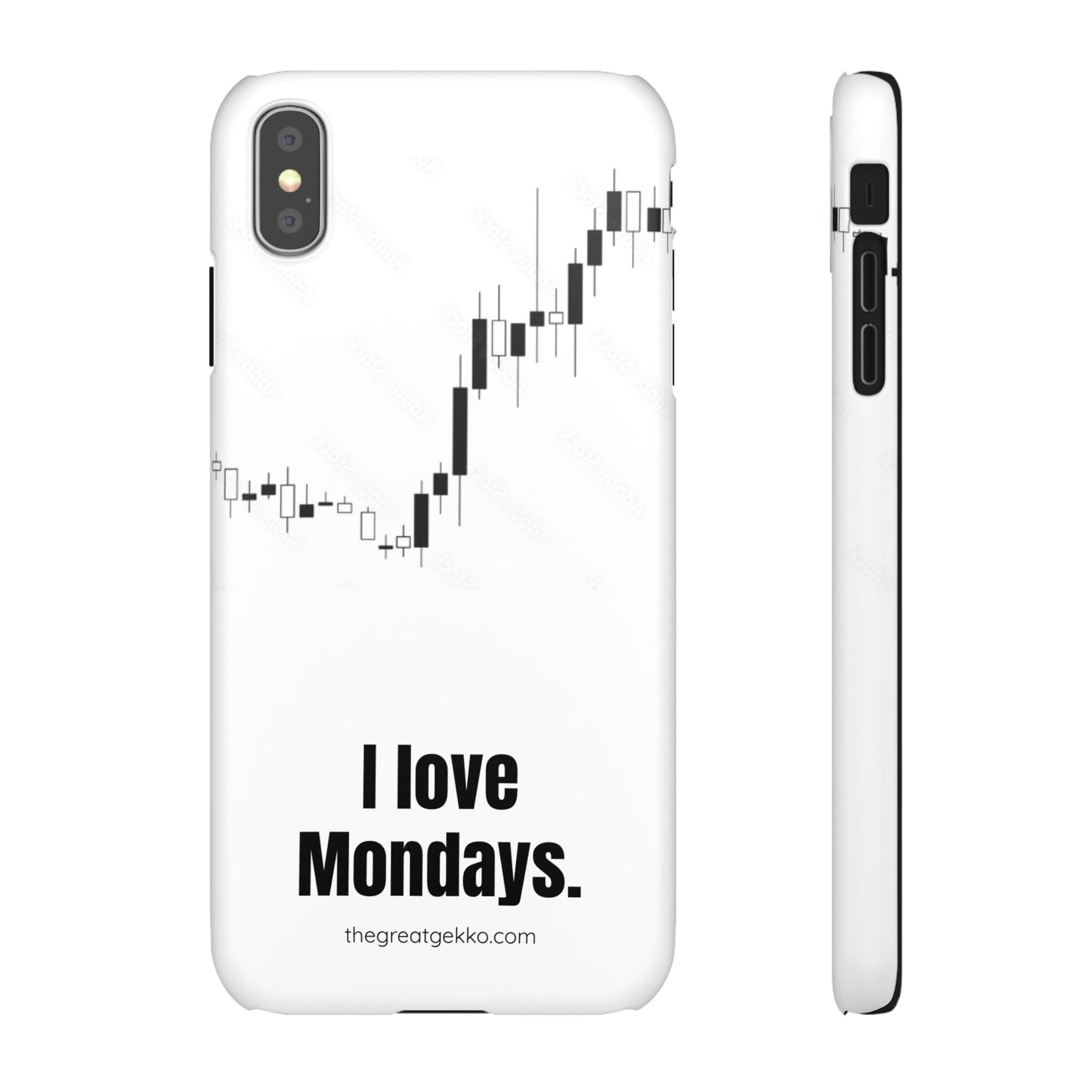 "I Love Mondays" – Stock Market Open Enthusiast Phone Case