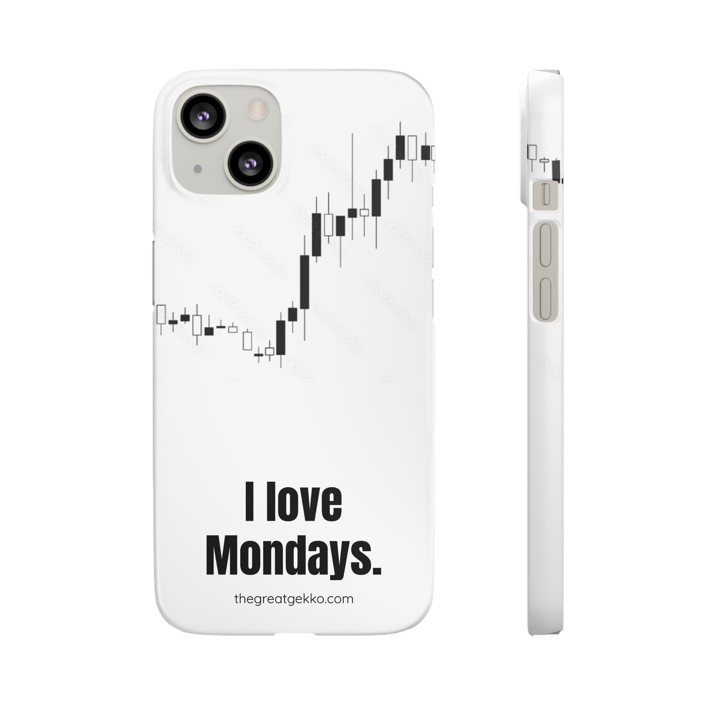 "I Love Mondays" – Stock Market Open Enthusiast Phone Case