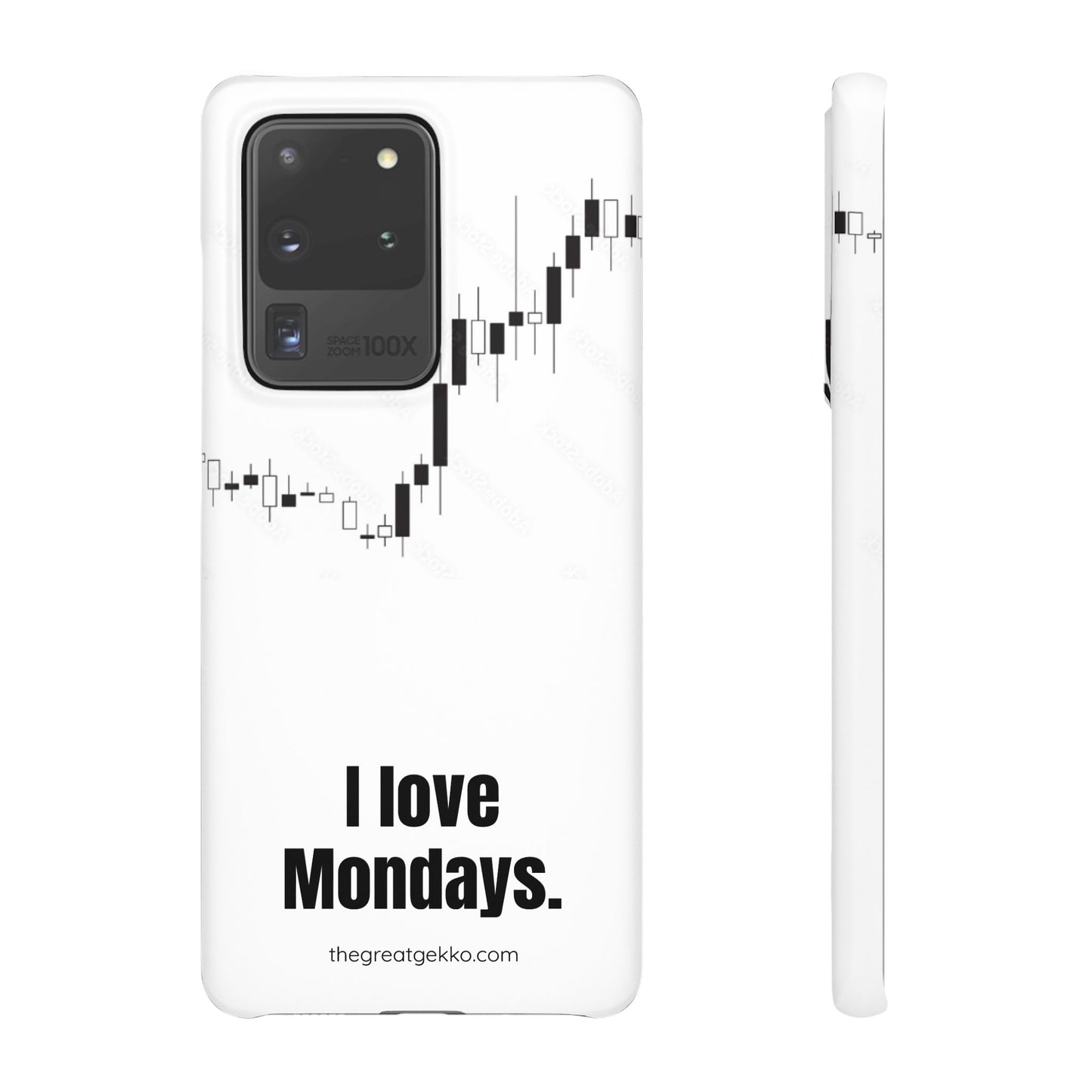 "I Love Mondays" – Stock Market Open Enthusiast Phone Case