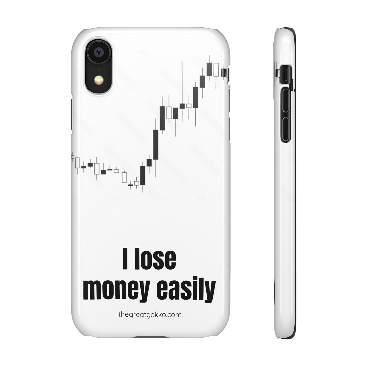 "I Lose Money Easily" – Trader's Emotional Support Phone Case