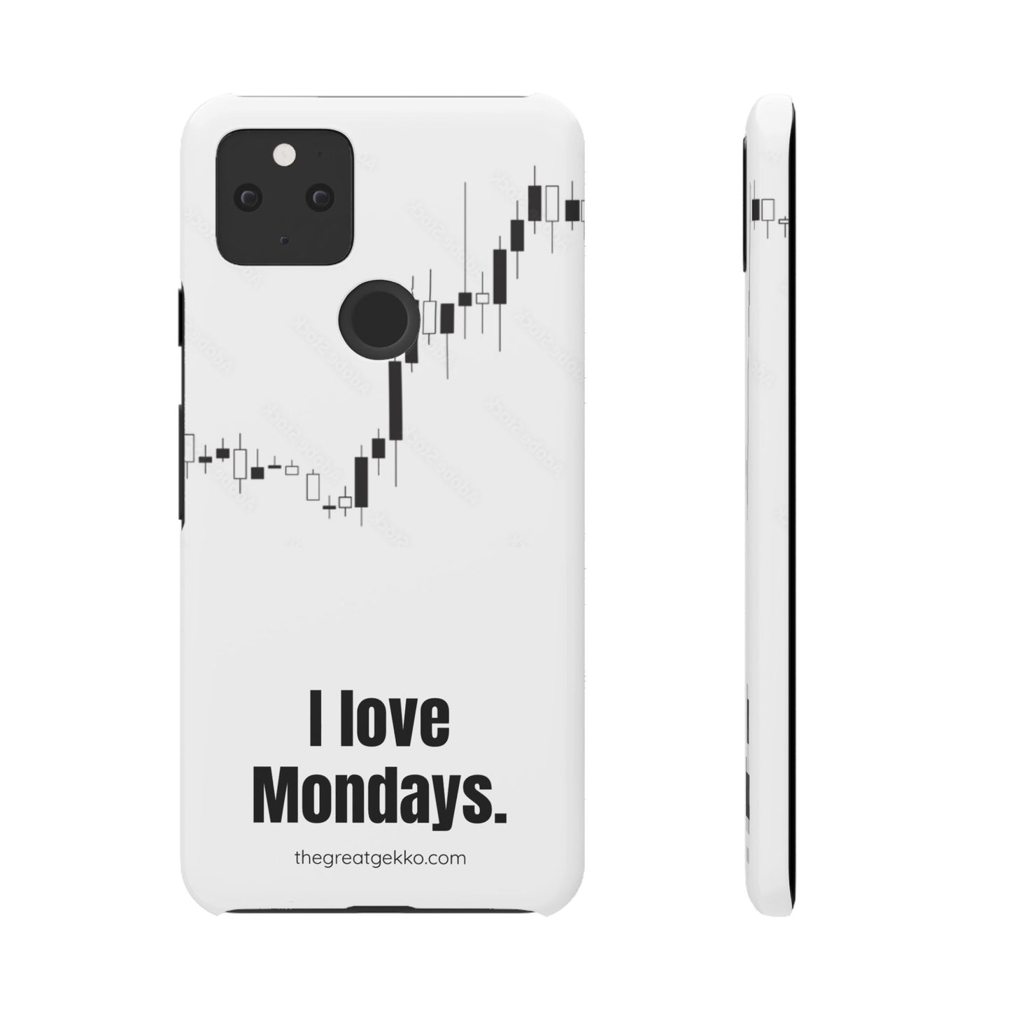 "I Love Mondays" – Stock Market Open Enthusiast Phone Case