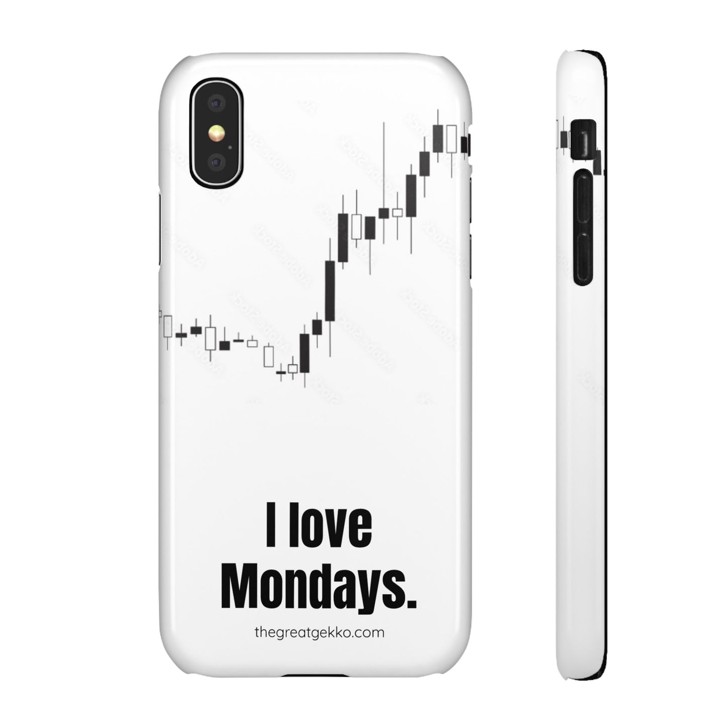 "I Love Mondays" – Stock Market Open Enthusiast Phone Case