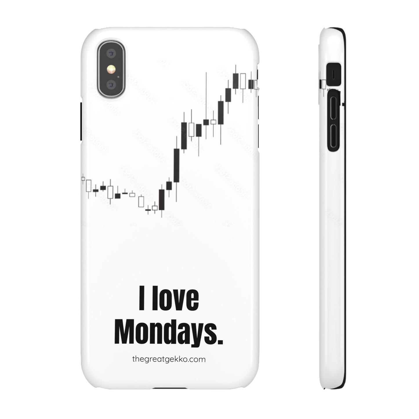 "I Love Mondays" – Stock Market Open Enthusiast Phone Case