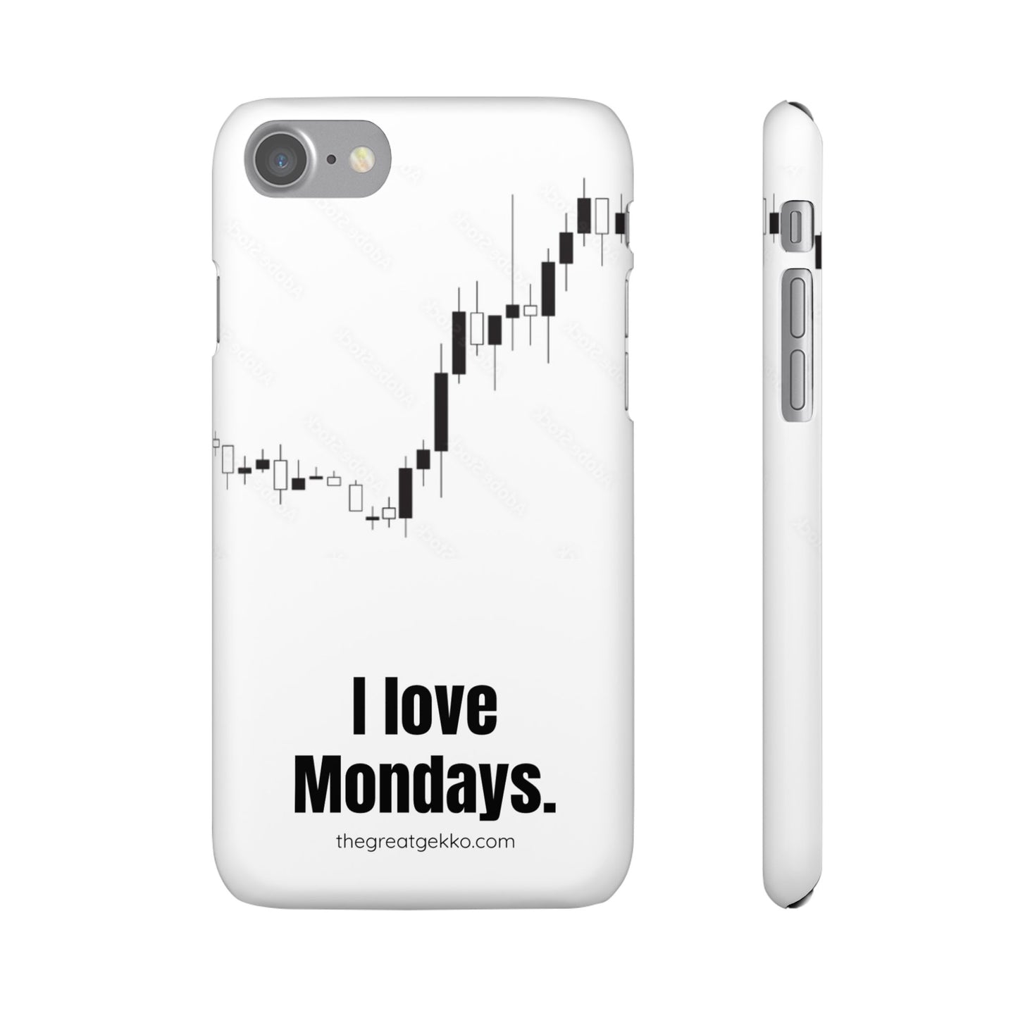 "I Love Mondays" – Stock Market Open Enthusiast Phone Case