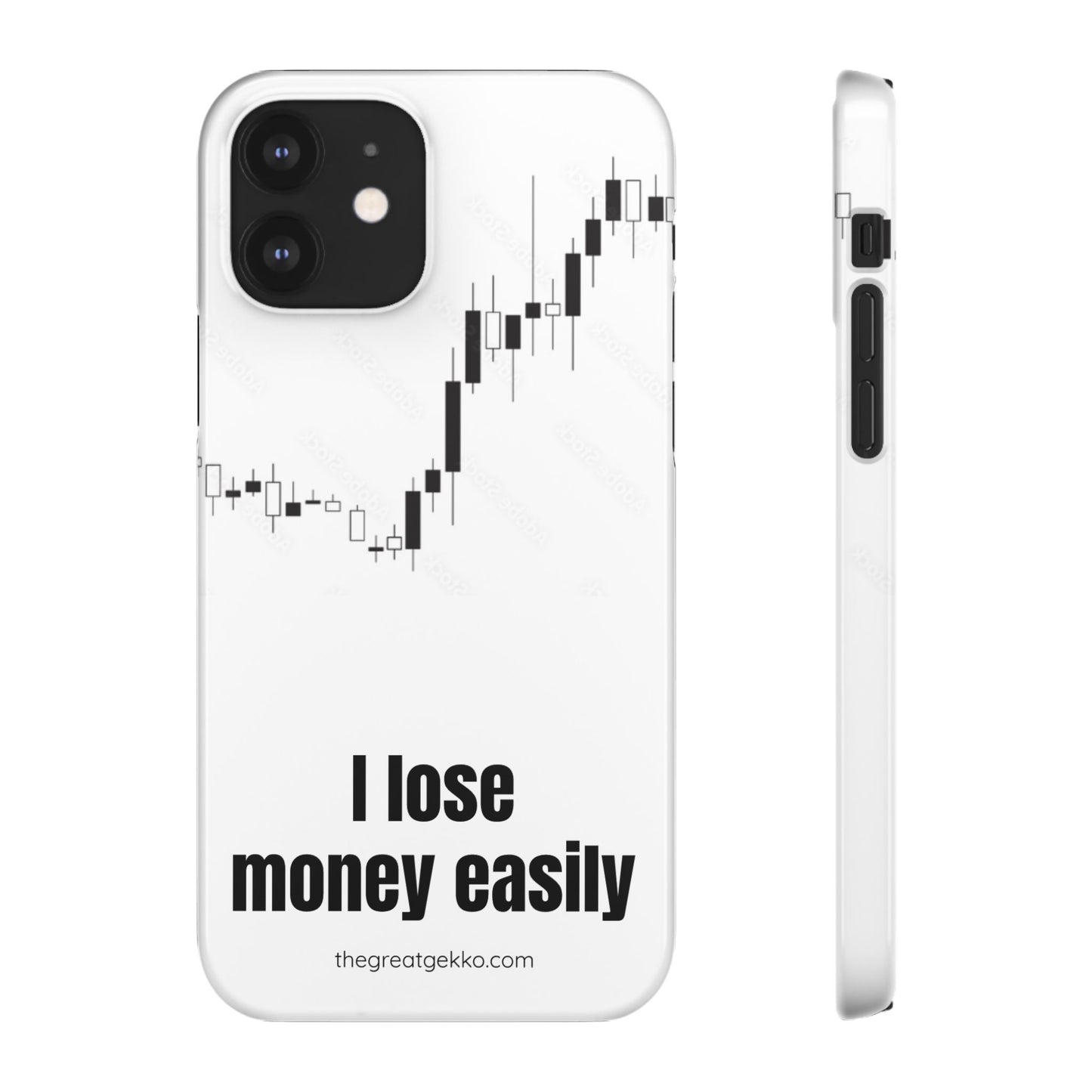 "I Lose Money Easily" – Trader's Emotional Support Phone Case