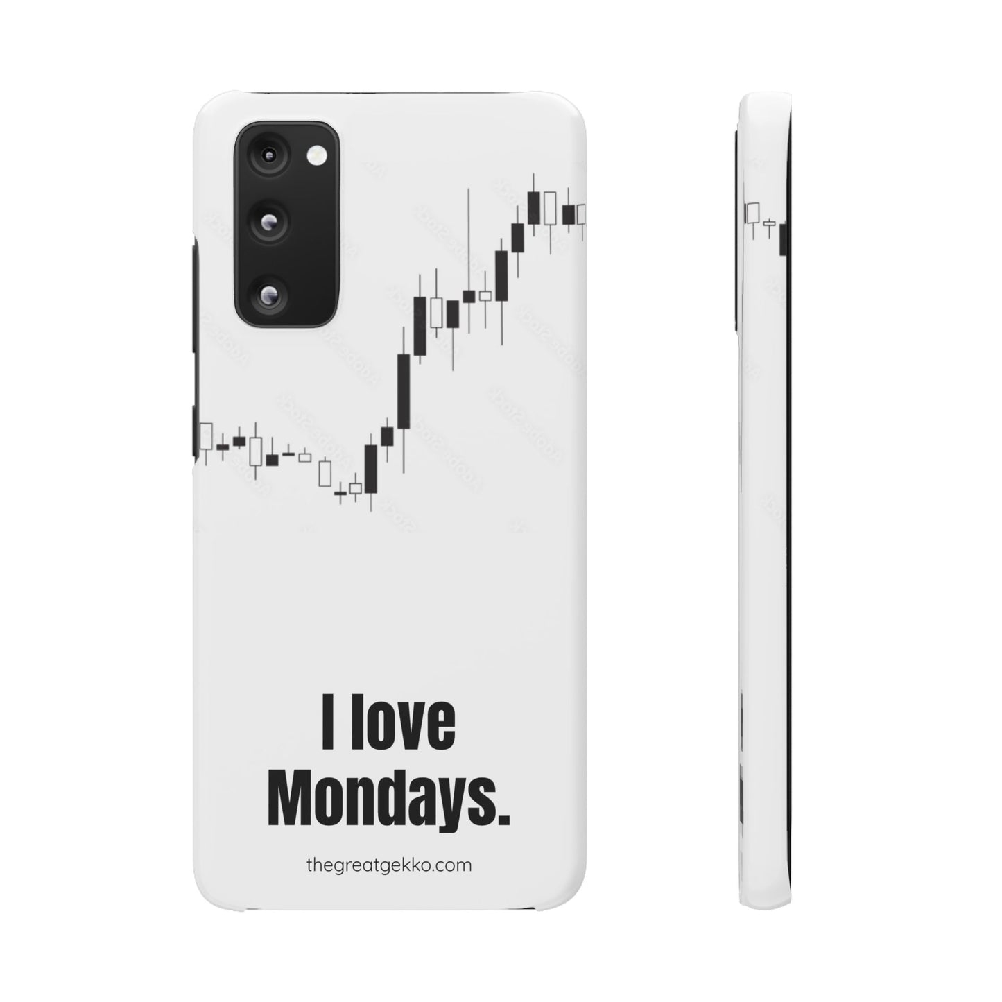 "I Love Mondays" – Stock Market Open Enthusiast Phone Case