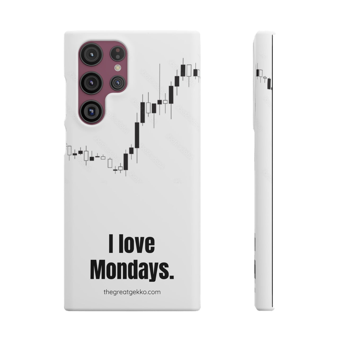"I Love Mondays" – Stock Market Open Enthusiast Phone Case