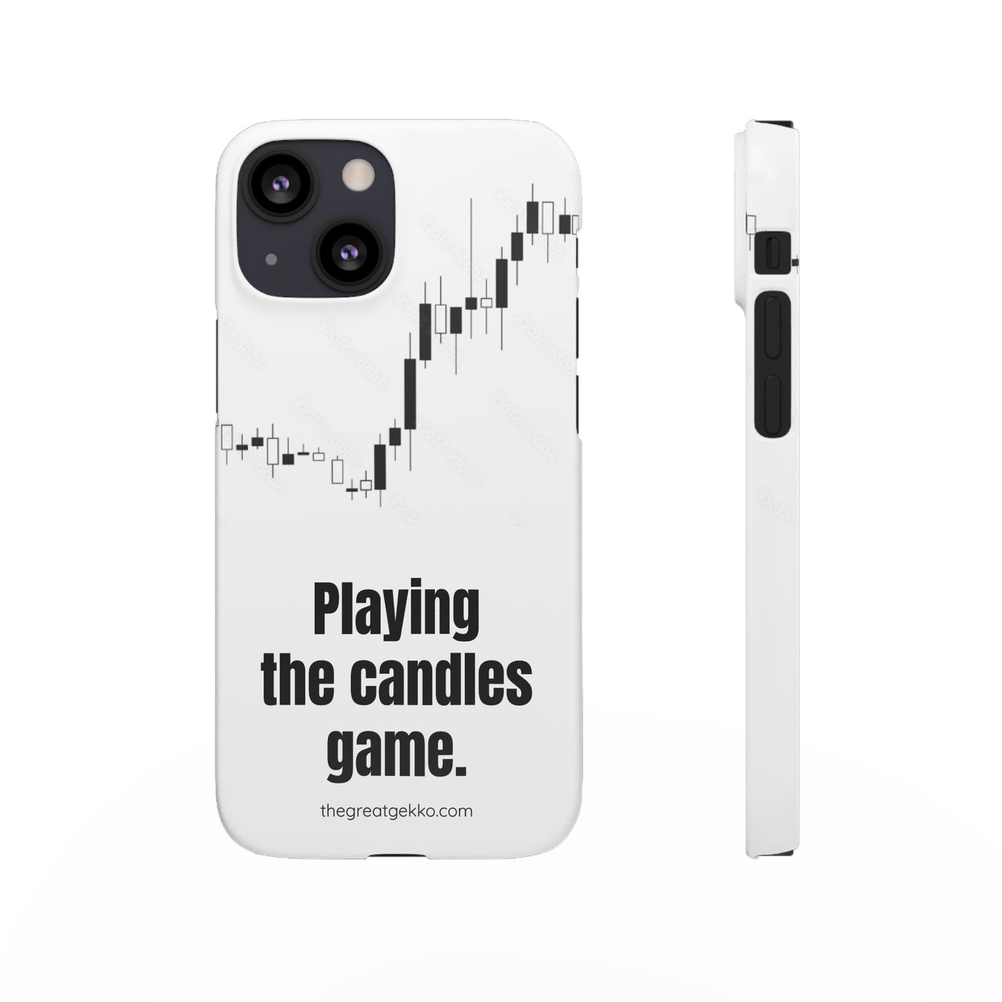 "Playing the Candles Game" – Day Trader’s Ultimate Phone Case