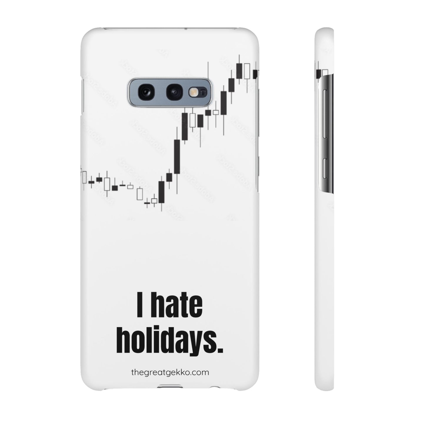 "I Hate Holidays" – Trader’s Market Closure Survival Phone Case