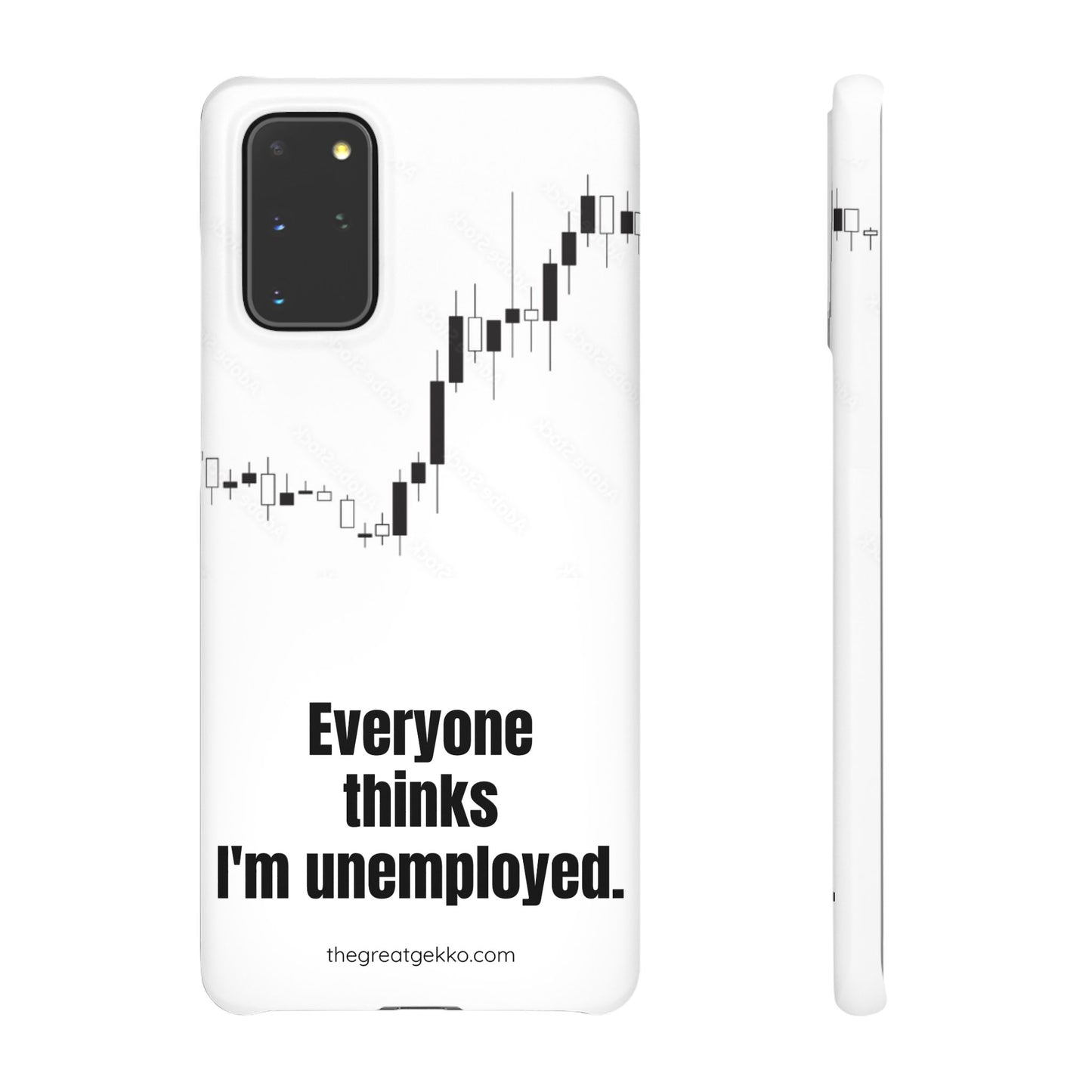 "Everyone Thinks I'm Unemployed" – Work-from-Home Hustler Phone Case